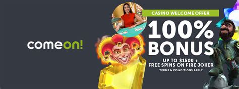 ComeOn Casino Bonus 